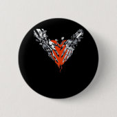 Holding Heart Classic Button (Vorderseite)