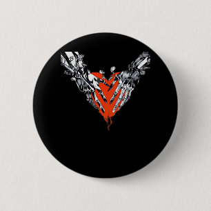 Holding Heart Classic Button