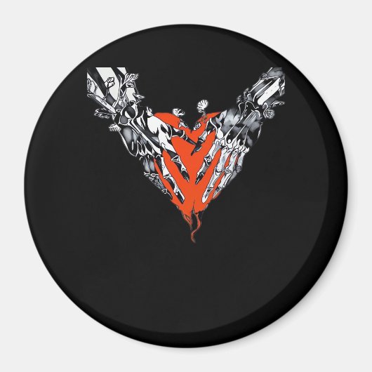 Holding Heart Classic Magnet (Vorne)