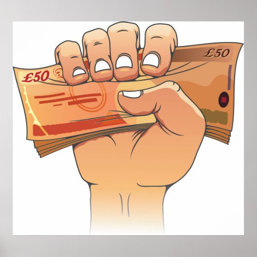 Holding Money Poster (Vorne)