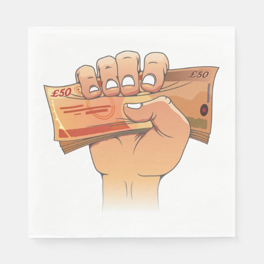 Holding Money Serviette (Vorderseite)