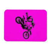 Holding On - Freestyle Motocross Stunt Magnet (Horizontal)