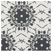 Holding Peace Circle Fabric Stoff (Nahaufnahme)