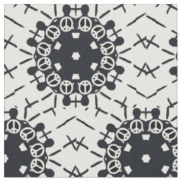 Holding Peace Circle Fabric Stoff