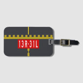 Holding Point Marking 13R-31L Gepäckanhänger (Vorderseite (Horizontal))