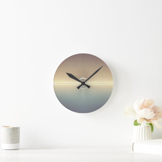 Holding The Line Runde Wanduhr (Zuhause)