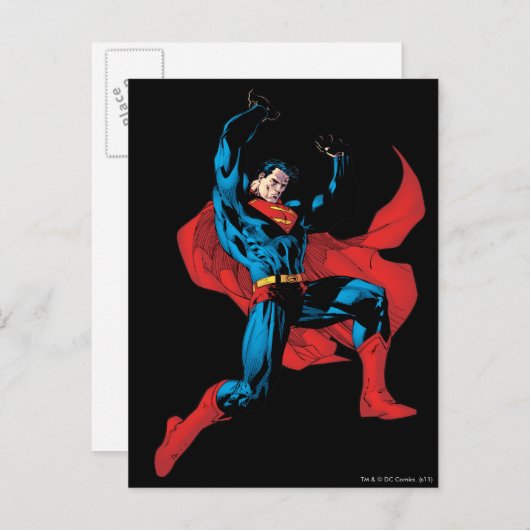 Holding up a heavy object postkarte (Vorne/Hinten)