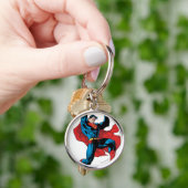 Holding up a heavy object schlüsselanhänger (Hand)