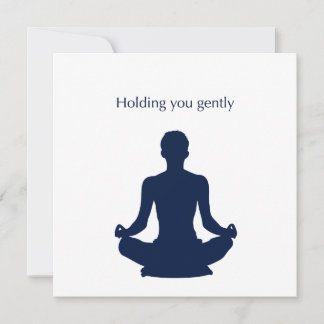 Holding You Gently Art Card Feiertagskarte