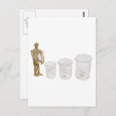 HoldingBeaker013110 Postkarte (Vorne/Hinten)