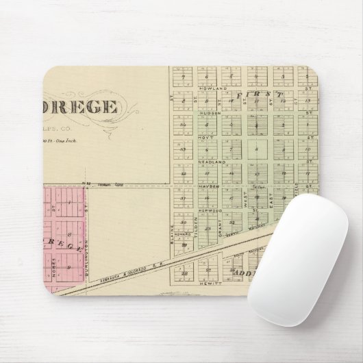 Holdrege, Nebraska Mousepad (Mit Mouse)