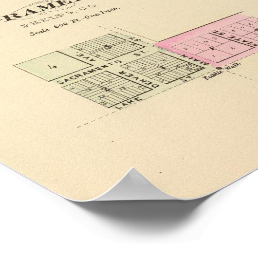 Holdrege, Nebraska Poster (Ecke)