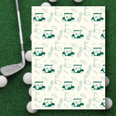 Hole In One 1st Birthday Par-tee Hand Drawn Green Einladung