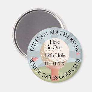 Hole in One Classic Personalisiert Magnet