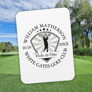 Hole in One Classic Personalisiertes Golf Magnet