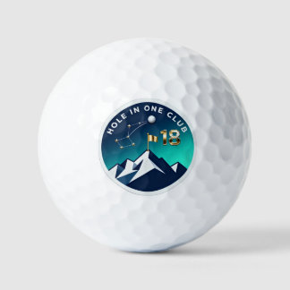 Hole In One Club 18 | Nacht-Himmel-Berg-Golf Golfball