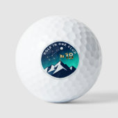 Hole In One Club 18 | Night Sky Mountain Golf Golfball (Vorderseite)