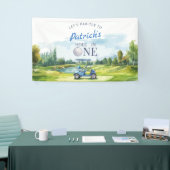 Hole In One Golf 1. Geburtstag Banner (Messeveranstaltung)