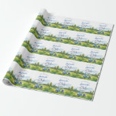 Hole In One Golf 1. Geburtstag Geschenkpapier (Ungerollt)