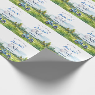 Hole In One Golf 1. Geburtstag  Geschenkpapier
