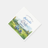 Hole In One Golf 1. Geburtstag Serviette (Ecke)