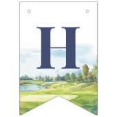 Hole In One Golf 1. Geburtstag Wimpelkette (Zweite Fahne)