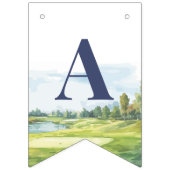 Hole In One Golf 1. Geburtstag Wimpelkette (Dritte Fahne)