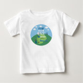 Hole In One Golf 1st Birthday Baby T-shirt (Vorderseite)