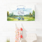 Hole In One Golf 1st Birthday  Banner (Insitu)