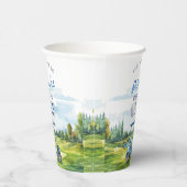 Hole In One Golf 1st Birthday  Pappbecher (Rechts)