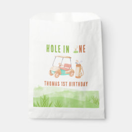 Hole In One Golf First Birthday Party Geschenktütchen