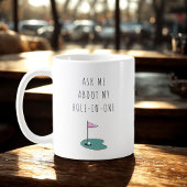 Hole In One Golf Gift for Her Minimal Keepsake Kaffeetasse