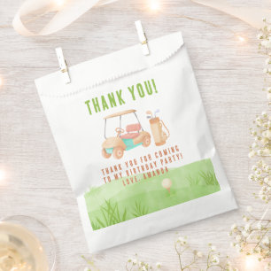 Hole In One Golf zum ersten Geburtstag Danke Geschenktütchen