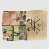 Hole In One Golfer 3 Foto Golfhandtuch (Horizontal)