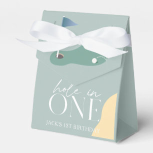 Hole in One Golfplatz Junge 1. Geburtstag Geschenkschachtel
