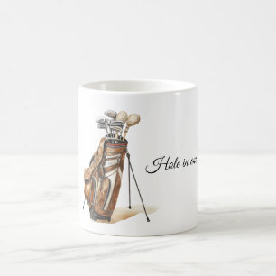 Hole-in-One-Golfschläger Kaffeetasse
