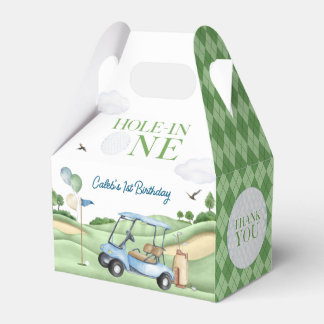 Hole In One Junge Golf Erster Geburtstag Par-Tee Geschenkschachtel