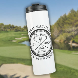 Hole in One Klassisches Personalisiertes Golf Thermosbecher