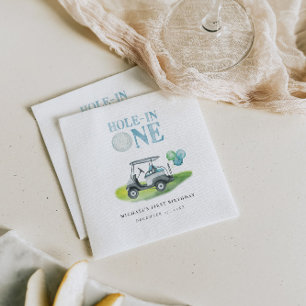 Hole-in-One Mini Golf Party Serviette