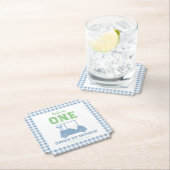 Hole in One Par Tee Boy 1st Birthday Untersetzer (Vor Ort)