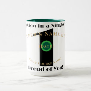 Hole in One Schwester – Personalisiertes Golf-Meil Tasse