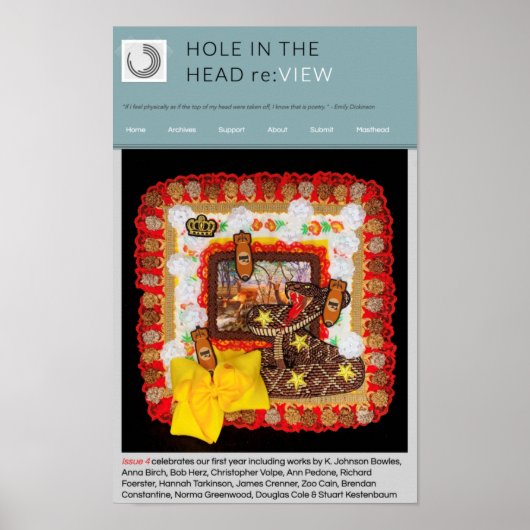Hole In The Head review cover volume 1 issue 4 Pos Poster (Vorne)
