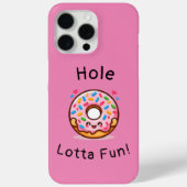 Hole Lotta Fun - Niedlicher Donut Case-Mate iPhone Hülle (Rückseite)