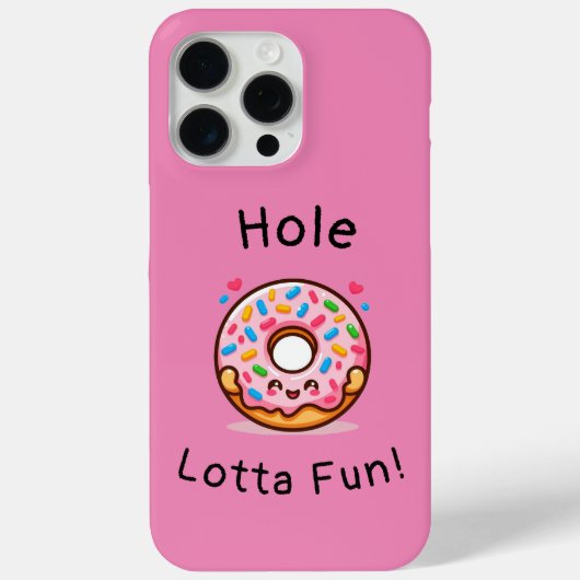 Hole Lotta Fun - Niedlicher Donut Case-Mate iPhone Hülle (Rückseite)