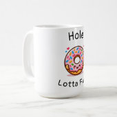 Hole Lotta Fun - Niedlicher Donut Kaffeetasse (Vorderseite Links)