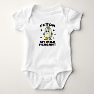 Hole meine Milch, Bauer - Baby Langarmshirt Strampler