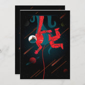 Hole Octopu Feiertagskarte (Vorne/Hinten)