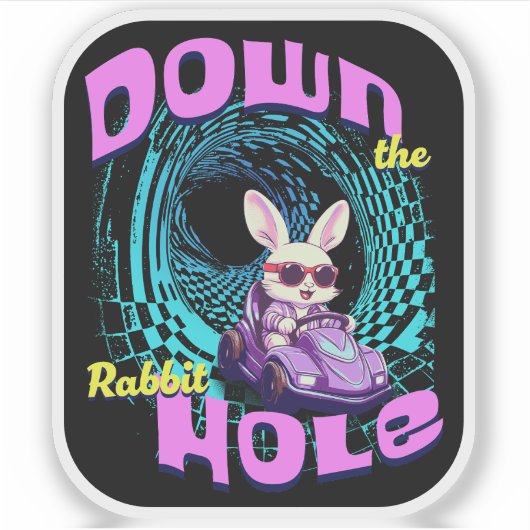 Hole runter (+Hintergrund) Aufkleber (Vorderseite)