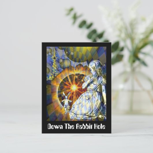 Hole runter postkarte (Stehend Vorderseite)