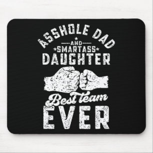 Hole Vater und Smart Daughter Bestes Team aller Ze Mousepad